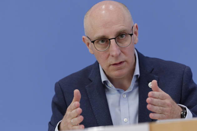 Wirtschaftsschutzstudie 2026 2026-08-26 Deutschland, Berlin Bundespressekonferenz: Der Präsident des Bundesamts für Verfassungsschutz (BfV), Sinan Selen, und der Bitkom-Präsident stellen die Wirtschaftsschutzstudie 2026 vor.