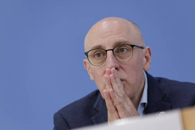 Wirtschaftsschutzstudie 2026 2026-08-26 Deutschland, Berlin Bundespressekonferenz: Der Präsident des Bundesamts für Verfassungsschutz (BfV), Sinan Selen, und der Bitkom-Präsident stellen die Wirtschaftsschutzstudie 2026 vor.