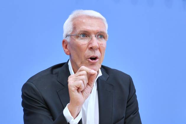 Berlin, Deutschland, 26.08.2026: Bundespressekonferenz: Vorstellung der Wirtschaftsschutzstudie 2026: Ralf Wintergerst, Bitkom-Präsident Copyright: xdtsxNachrichtenagenturx dts_131163