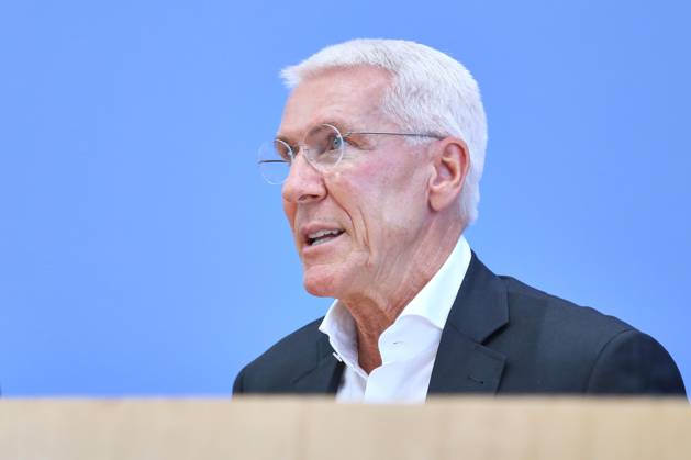 Berlin, Deutschland, 26.08.2026: Bundespressekonferenz: Vorstellung der Wirtschaftsschutzstudie 2026: Ralf Wintergerst, Bitkom-Präsident Copyright: xdtsxNachrichtenagenturx dts_131167