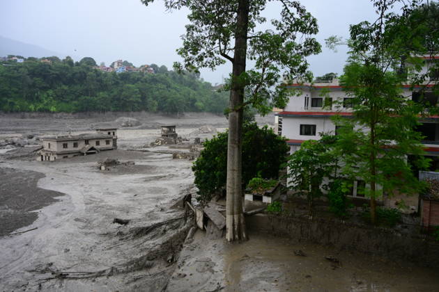 Death toll in Nepal-China border flash floods climbs to 97, dozens missing NUWAKOT, NEPAL - AUGUST 26: An aftermath view of flash flood and mudslides on the Nepal-China border on August 26, 2026 in Nuwakot, Nepal. The death toll from a devastating flash flood on the border climbed to 97 as at least 384 tourists and travelers, as well as soldiers and police, were reported missing. Safal Prakash Shrestha Anadolu Nuwakot Nepal. Editorial use only. Please get in touch for any other usage.  Copyright: x2026xAnadoluxSafalxPrakashxShresthax