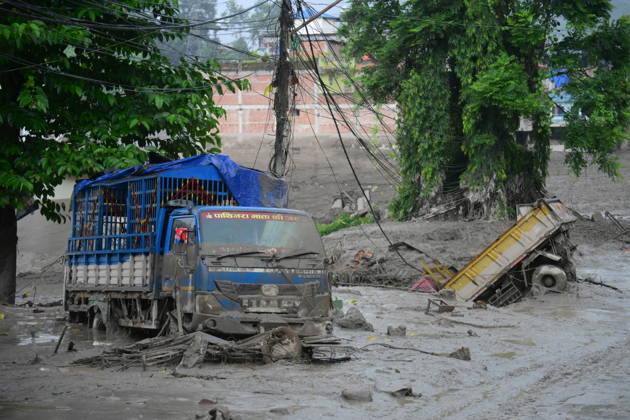 Death toll in Nepal-China border flash floods climbs to 97, dozens missing NUWAKOT, NEPAL - AUGUST 26: An aftermath view of flash flood and mudslides on the Nepal-China border on August 26, 2026 in Nuwakot, Nepal. The death toll from a devastating flash flood on the border climbed to 97 as at least 384 tourists and travelers, as well as soldiers and police, were reported missing. Safal Prakash Shrestha Anadolu Nuwakot Nepal. Editorial use only. Please get in touch for any other usage.  Copyright: x2026xAnadoluxSafalxPrakashxShresthax