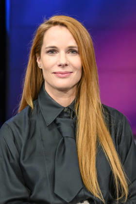 v.l. Florence Gaub (Militaer- und Sicherheitsexpertin), GER, Berlin, Studio, zu Gast bei Maischberger, politische Talkshow, TV, Format, mit Moderatorin Sandra Maischberger, Das Erste, aus Adlershof Am Studio 20, 26.08.2026, Copyright: HMBxMedia UwexKoch