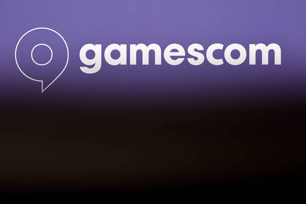 Das Logo der Gamescom vor einem der Eingänge zur der weltgrößten Computerspielmesse Gamescom 2026 in der KoelnMesse. (Themenbild, Symbolbild) Köln, 26.08.2026 NRW Deutschland Copyright: xChristophxHardtx