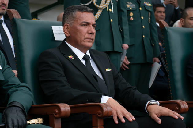 Colombian President Abelardo De La Espriella Apoints New Military Leadership Generals Colombia s minister of defense Jorge Eduardo Mora takes part during an event announcing the new military chiefs for his government at the Jose Maria Cordova Military Cadets Academy in Bogota, Colombia August 26, 2026. Bogota Bogota D.C Colombia Copyright: xLuisaxBorjaxLunax