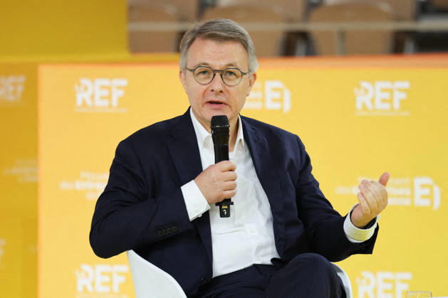 Second Day of La REF 2026 Meeting - Paris System U CEO Dominique Schelcher during the La REF 2026 meeting of French entrepreneurs, organised by the MEDEF, France s main employers federation, at the Roland-Garros venue in Paris on August 27, 2026. Photo by Raphael Lafargue ABACAPRESS.COM Paris Ile-de-France France  Copyright: xLafarguexRaphael ABACAx