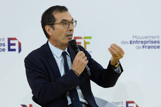 Second day of La REF 2026 meeting - Paris French Minister of Labour and Solidarities Jean-Pierre Farandou during the La REF 2026 meeting of French entrepreneurs, organised by the MEDEF, France s main employers federation, at the Roland-Garros venue in Paris on August 27, 2026. Photo by Raphael Lafargue ABACAPRESS.COM Paris France Copyright: xLafarguexRaphael ABACAx