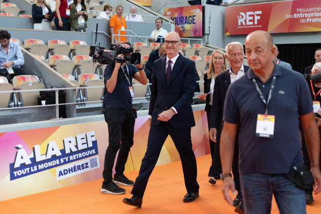 Second day of La REF 2026 meeting - Paris French Minister of the Economy, Finance and Industrial, Energy and Digital Sovereignty Roland Lescure, MEDEF president Patrick Martin during the La REF 2026 meeting of French entrepreneurs, organised by the MEDEF, France s main employers federation, at the Roland-Garros venue in Paris on August 27, 2026. Photo by Raphael Lafargue ABACAPRESS.COM Paris France Copyright: xLafarguexRaphael ABACAx