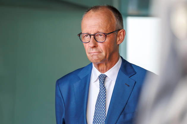 BK Merz begruesst Ministerpraesidentin Mette Frederiksen (Daenemark) Bundeskanzler Friedrich Merz (CDU) begruesst Ministerpraesidentin Mette Frederiksen (Daenemark), im Bundeskanzleramt in Berlin am 27.08.2026. Berlin Berlin Deutschland Bundeskanzleramt