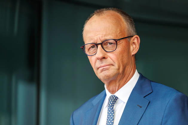 BK Merz begruesst Ministerpraesidentin Mette Frederiksen (Daenemark) Bundeskanzler Friedrich Merz (CDU) begruesst Ministerpraesidentin Mette Frederiksen (Daenemark), im Bundeskanzleramt in Berlin am 27.08.2026. Berlin Berlin Deutschland Bundeskanzleramt
