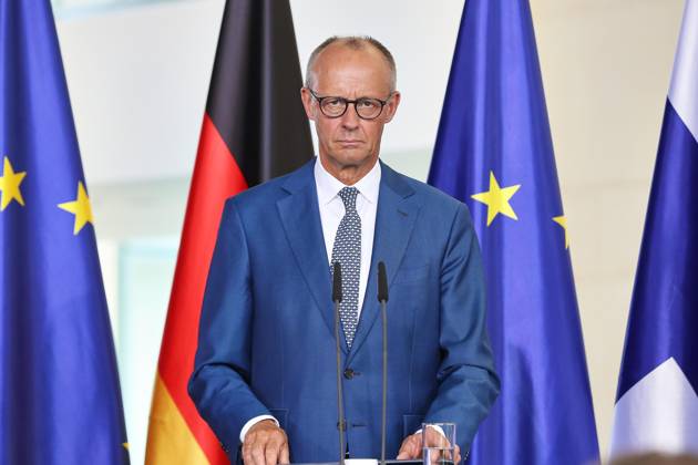 Berlin, Deutschland, 27.08.2026: Bundeskanzleramt: Empfang von gleichgesinnten Regierungschefs für Beratung über EU-Finanzrahmen: Bundeskanzler Friedrich Merz (CDU) Copyright: xdtsxNachrichtenagenturx dts_131442