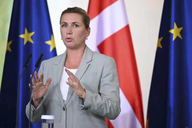 German Chancellor Merz hosts Austrian, Danish, and Finnish counterparts in Berlin BERLIN, GERMANY - AUGUST 27: Prime Minister of Denmark Mette Frederiksen, Prime Minister of Finland Petteri Orpo, Chancellor of Germany Friedrich Merz, and Chancellor of Austria Christian Stocker attend a joint press conference following their quadripartite meeting at the Federal Chancellery in Berlin, Germany, on August 27, 2026. The European leaders met to discuss regional security, European Union policies, and economic cooperation. Halil Sagirkaya Anadolu Berlin Germany. Editorial use only. Please get in touch for any other usage. Copyright: x2026xAnadoluxHalilxSagirkayax