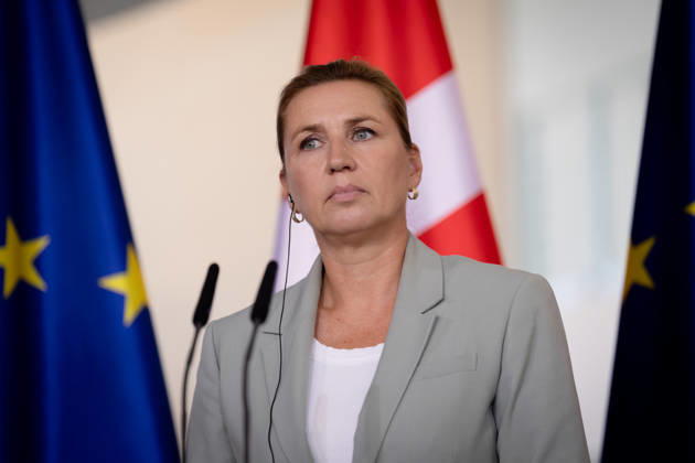 Bundeskanzleramt, Treffen Like-Minded States (gleichgesinnte Staaten) Berlin, Bundeskanzleramt, Pressekonferenz, Ministerpräsidentin, Mette Frederiksen, Dänemark Berlin Berlin GER