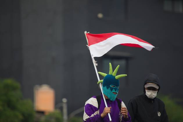 August 27, 2026: Jakarta, Indonesia, 27 August 2026 : Thousands of students and people held demonstration in fromt of Indonesianhouse of representative, the demonstration end with riots  - ZUMAh128 20260827_zap_h128_010 Copyright: xDonalxHusnix
