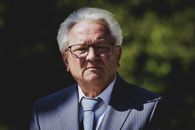 Armin Papperger, Vorstandsvorsitzender von Rheinmetall, aufgenommen im Rahmen eines Werksbesuchs bei Rheinmetall in Kassel, 27.08.2026. Kassel Deutschland Copyright: xFlorianxGaertnerx
