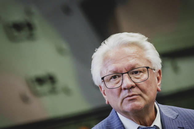 Armin Papperger, Vorstandsvorsitzender von Rheinmetall, aufgenommen im Rahmen eines Werksbesuchs bei Rheinmetall in Kassel, 27.08.2026. Kassel Deutschland Copyright: xFlorianxGaertnerx