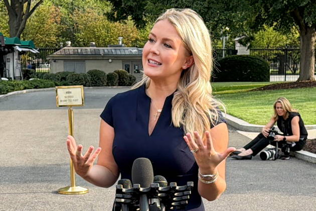 USA, WASHINGTON - AUGUST 27, 2026: White House Press Secretary Karoline Leavitt gives a final informal press briefing before leaving her position. A permanent successor has not yet been named Washington USA  - ZUMAt113 20260827_zaa_t113_274 Copyright: xDmitryxKirsanovx