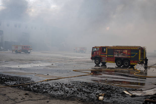 Russian airstrike hits Kyiv KYIV, UKRAINE - AUGUST 27: Aftertmath of a Russian drone attack in Kyiv, Ukraine, on August 27, 2026. Russian forces launched 140 drones on August 27, about 100 of there were jet power, according to the statement released by the Ukrainian airforce. Danylo Antoniuk Anadolu Kyiv Ukraine. Editorial use only. Please get in touch for any other usage.  Copyright: x2026xAnadoluxDanyloxAntoniukx