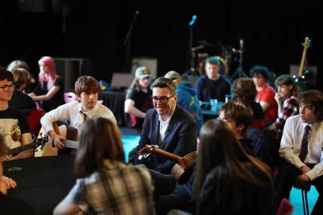 Prime Minister Andy Burnham visits Belfast 27 08 2026. Belfast, United Kingdom. Prime Minister Andy Burnham and Chris Bryant, Secretary of State for Northern Ireland meet young people at Oh Yeah Music Centre on their visit to Belfast., Credit:Ben Perry B66 Avalon United Kingdom, Northern Ireland, Belfast  Copyright: xBenxPerryx xB66x xAvalonx 1128818866