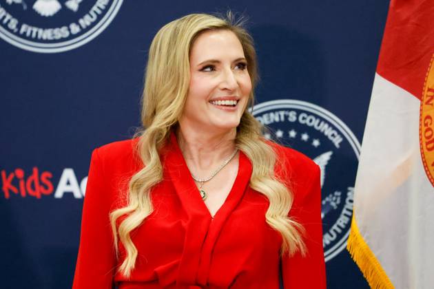 August 27, 2026, Tampa, Florida, USA: Rep. Laurel Lee, R-Tampa, listens to guest speakers talk during the Presidential Fitness Test event at Gaither High School on Thursday, Aug. 27, 2026, in Tampa. Tampa USA  - ZUMAs70_ 20260827_zan_s70_017 Copyright: xJeffereexWoox