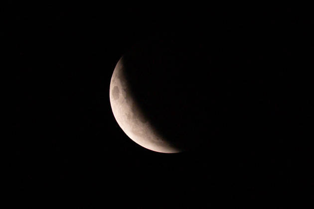 Partial lunar eclipse over Sao Jose do Rio Preto, Brazil A partial lunar eclipse is seen in the night sky over Sao Jose do Rio Preto, Sao Paulo, Brazil, in the early hours of August 28, 2026. Sao Jose do Rio Preto Sao Paulo Brazil
