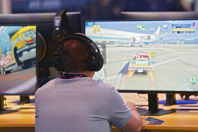 Gamer auf der weltgrößten Computerspielmesse Gamescom 2026 in der Koelnmesse. Köln, 27.08.2026