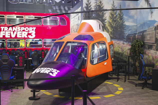 Transport Fever 3 auf der weltgrößten Computerspielmesse Gamescom 2026 in der Koelnmesse. Köln, 27.08.2026