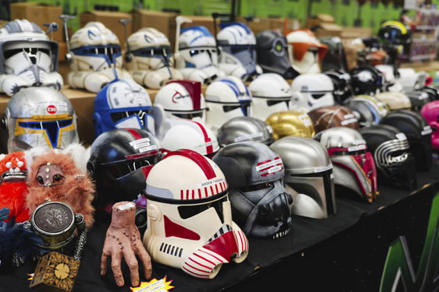 Star Wars Helme auf der weltgrößten Computerspielmesse Gamescom 2026 in der Koelnmesse. Köln, 27.08.2026