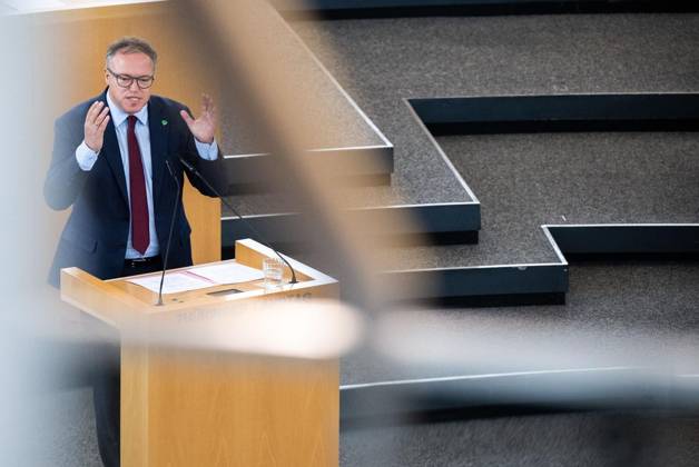 8. THÜRINGER LANDTAG - PLENARSITZUNG ** NUR FÜR REDAKTIONELLE ZWECKE ** EDITORIAL USE ONLY **<p>28 08 2026-Erfurt: Thüringer Landtag 8. Wahlperiode Plenarsitzung Misstrauensvotum der AfD-Fraktion gegen Ministerpräsident Mario Voigt (CDU) im Foto: Ministerpräsident Mario Voigt (CDU) ( Deutschland Thueringen Erfurt Copyright: SaschaxFromm