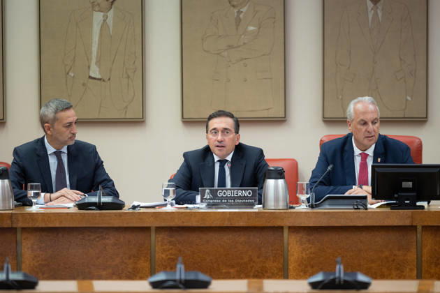 Albares Appears Before Congress to Report on the Crisis in Ceuta The Minister of Foreign Affairs, the European Union, and Cooperation, José Manuel Albares, during an appearance before the Interior Committee of the Congress of Deputies on August 28, 2026, in Madrid, Spain. The purpose of the appearance is to report on the handling of his responsibilities regarding the events that took place in the Autonomous City of Ceuta on July 30 and in the days that followed. AUGUST 28, 2026 Jesús Hellí Madrid, Spain  Copyright: xJesusxHellinx 7735704
