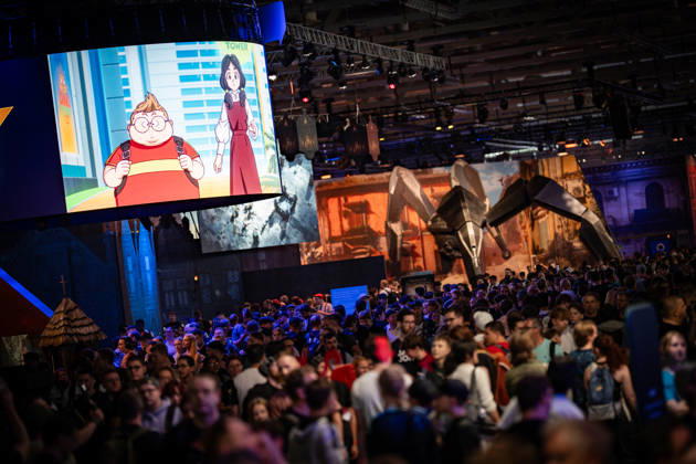 Gamescom 2026 in Köln Blick auf die Ausstellungsflächen in den Kölner Messehallen;Gamescom 2026 in Köln nach Eigenaussage weltgrößte Messe für Computer- und Videospiele, gemessen an Ausstellungsfläche und Besucheranzahl, Köln Nordrhein-Westfalen Deutschland Messegelände