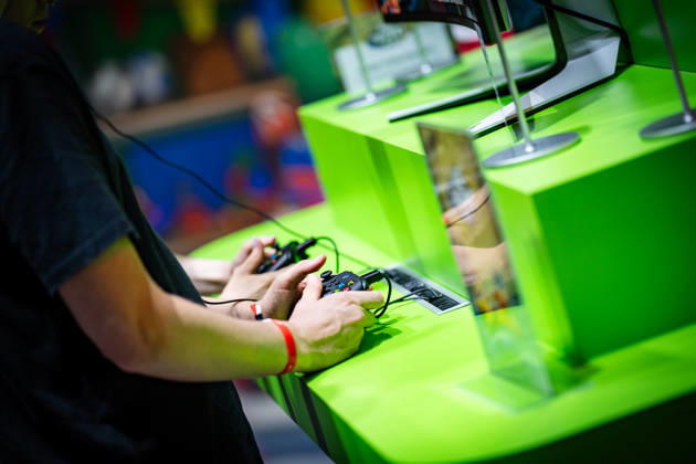 Gamescom 2026 in Köln Blick auf die Ausstellungsflächen in den Kölner Messehallen;Gamescom 2026 in Köln nach Eigenaussage weltgrößte Messe für Computer- und Videospiele, gemessen an Ausstellungsfläche und Besucheranzahl, Köln Nordrhein-Westfalen Deutschland Messegelände