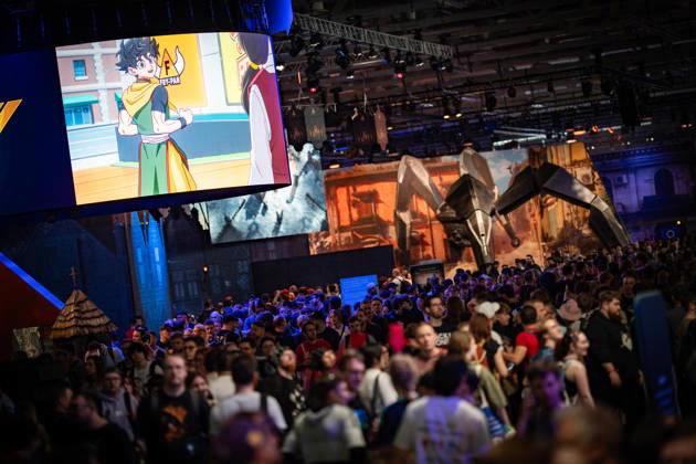 Gamescom 2026 in Köln Blick auf die Ausstellungsflächen in den Kölner Messehallen;Gamescom 2026 in Köln nach Eigenaussage weltgrößte Messe für Computer- und Videospiele, gemessen an Ausstellungsfläche und Besucheranzahl, Köln Nordrhein-Westfalen Deutschland Messegelände