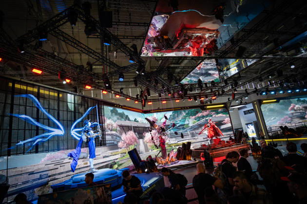 Gamescom 2026 in Köln Blick auf die Ausstellungsflächen in den Kölner Messehallen;Gamescom 2026 in Köln nach Eigenaussage weltgrößte Messe für Computer- und Videospiele, gemessen an Ausstellungsfläche und Besucheranzahl, Köln Nordrhein-Westfalen Deutschland Messegelände