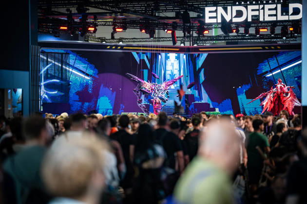 Gamescom 2026 in Köln Blick auf die Ausstellungsflächen in den Kölner Messehallen;Gamescom 2026 in Köln nach Eigenaussage weltgrößte Messe für Computer- und Videospiele, gemessen an Ausstellungsfläche und Besucheranzahl, Köln Nordrhein-Westfalen Deutschland Messegelände