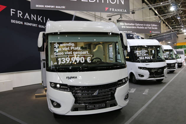 Frankia I 640 SD Final Edition, Caravan Salon Düsseldorf (28.08. - 06.09.2026, Messe Düsseldorf, Weltleitmesse für mobiles Reisen, weltgrößte Messe für Reisemobile und Caravans, Camping & Caravaning, mobiler Urlaub), Düsseldorf (D)