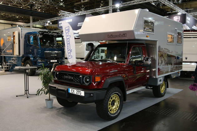 Bimobil EX 270 (auf Basis Toyota Land Cruiser 79), Caravan Salon Düsseldorf (28.08. - 06.09.2026, Messe Düsseldorf, Weltleitmesse für mobiles Reisen, weltgrößte Messe für Reisemobile und Caravans, Camping & Caravaning, mobiler Urlaub), Düsseldorf (D)