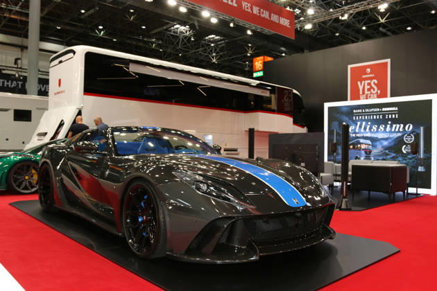 Ferrari 812 GTS by NOVITEC N-LARGO S CARBON 1 of 1 am Stand von Dembell Motorhome Luxusreisemobil, Caravan Salon Düsseldorf (28.08. - 06.09.2026, Messe Düsseldorf, Weltleitmesse für mobiles Reisen, weltgrößte Messe für Reisemobile und Caravans, Camping & Caravaning, mobiler Urlaub), Düsseldorf (D)