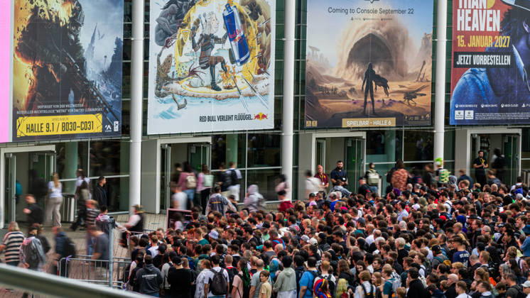 Gamescom 2026 in Köln - 28.08.26 Einlass an Eingang Nord - Die gamescom 2026, das weltgrößte Event für interaktive Unterhaltung, findet vom 26. bis 30. August 2026 auf dem Gelände der Koelnmesse in Köln statt. Köln Deutz Nordrhein-Westfalen Deutschland Copyright: xMarcxJohnx