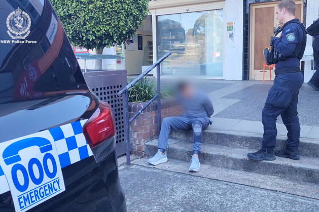 AUBURN KEBAB SHOP SHOOTING ARREST, In a supplied image, NSW Police arrest arrest a 31-year-old man in Narwee NSW on Friday, 28th August, 2026. Taskforce Falcon detectives have charged an alleged gunman over a shooting at a kebab shop in Sydney™s west last year. (PR HANDOUT Supplied by New South Wales Police Force) NO ARCHIVING, EDITORIAL USE ONLY, AAP PROVIDES ACCESS TO THIS HANDOUT IMAGE TO BE USED SOLELY FOR THE PURPOSE FOR WHICH THE IMAGE WAS PROVIDED - FOR REPORTING ON THE EVENTS OR FACTS DEPICTED IN THE IMAGE NO ARCHIVING, EDITORIAL USE ONLY, AAP PROVIDES ACCESS TO THIS HANDOUT IMAGE TO BE USED SOLELY FOR THE PURPOSE FOR WHICH THE IMAGE WAS PROVIDED - FOR REPORTING ON THE EVENTS OR FACTS DEPICTED IN THE IMAGE. UNKNOWN NEW SOUTH WALE  Copyright: xPRxIMAGEx 20260829157175871284