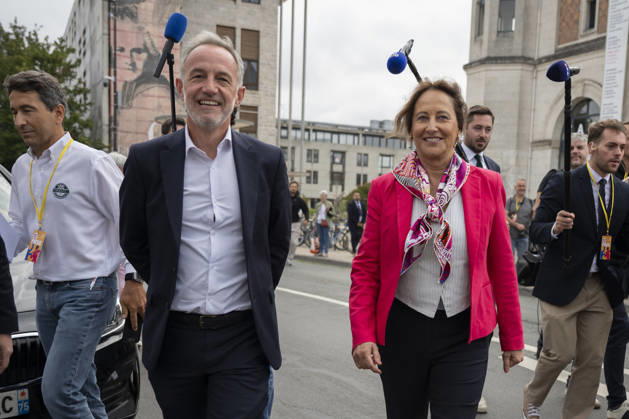 Segolene Royal At PS Summer Cvention - Blois Paris mayor Emmanuel Gregoire and Former French presidential candidate and former minister of ecology Segolene Royal at the French Socialist Party (PS) summer convention in Blois, center France on August 29, 2026. Photo by Eliot Blondet ABACAPRESS.COM Blois France France  Copyright: xBlondetxEliot ABACAx