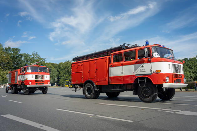 Fahrzeugkorso, 175-jähriges Jubiläum, Berliner Feuerwehr Berlin, Fahrzeugkorso der Berliner Feuerwehr, 175-jähriges Jubiläum, Großer Stern, Notruf 112 Berlin Berlin GER