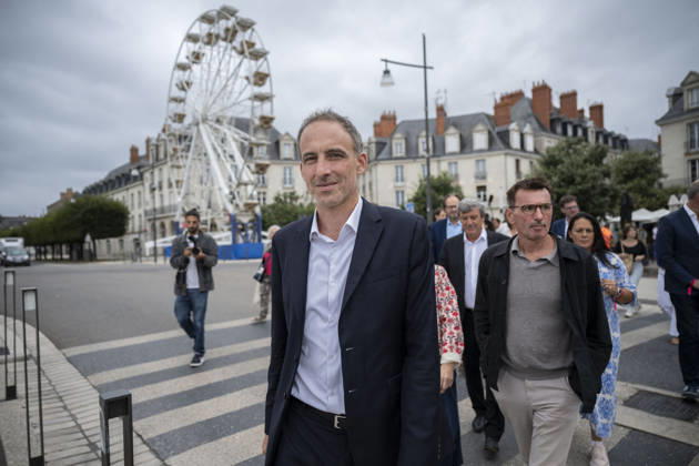 PS Summer Convention - Blois French centre-left party Place publique s leader and candidate for the 2027 French presidential election Raphael Glucksmann at the French Socialist Party (PS) summer convention in Blois, center France on August 28, 2026. Photo by Eliot Blondet ABACAPRESS.COM Blois France France  Copyright: xBlondetxEliot ABACAx