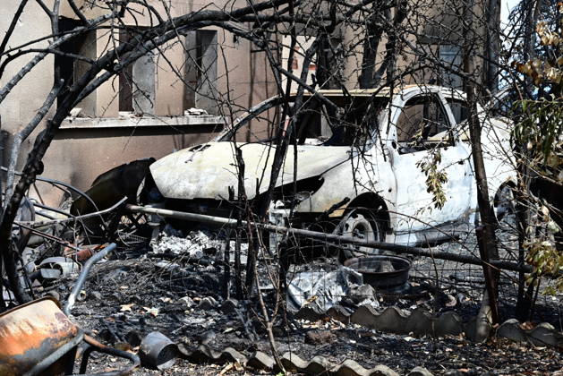 Fire At A Car Scrapyard And House In Ardeche Fire caused by heat and wind at a car scrapyard in Ardeche, France, on August 29, 2026. The photo was taken two days after the fire. More than 70 cars and three hectares of scrubland were destroyed by the flames along with a house. A firefighter was injured in the blaze. Brossainc Ardeche France  Copyright: xRomainxDoucelinx originalFilename: doucelin-fireatac260829_np7hl.jpg