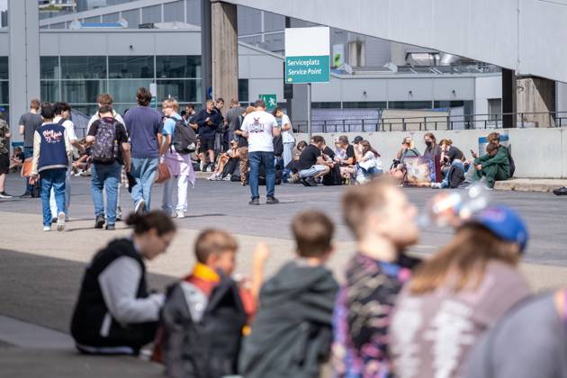 August 29, 2026, Cologne, Germany: COLOGNE, GERMANY, AUGUST 29, 2026: Visitors attend Gamescom 2026 at Koelnmesse in Cologne, one of the worldâ€⠢s largest gaming events. The event brings together gamers, developers, publishers and industry professionals, featuring new video game releases, live demonstrations, esports competitions, cosplay and industry presentations. Cologne Germany - ZUMAq101 20260829_zna_q101_103 Copyright: xMouafakxMahmaljix