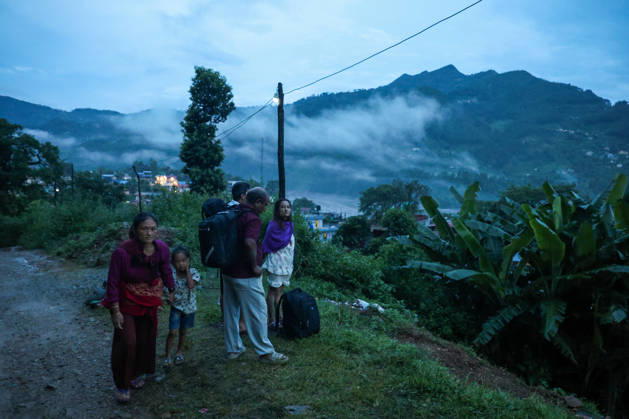 People in Nepal flee homes amid flash flood warning BIDUR, NEPAL - AUGUST 30: Residents living along Trishuli River take shelter at higher ground after fleeing homes early in the morning, as authorities issue new flash flood warning, in Bidir, Nuwakot, Nepal, on August 30, 2026. More than 2,000 people remain missing while hundreds of people have died, following the flash flood and landslide near the Nepal-China border earlier. Among the missing foreign nationals include those from China, India, the United States, Australia, the United Kingdom and South Korea. Daniel Ceng Anadolu Bidur Nepal. Editorial use only. Please get in touch for any other usage.  Copyright: x2026xAnadoluxDanielxCengx