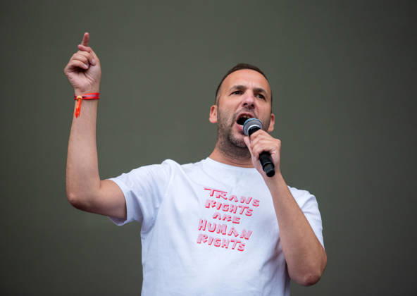 August 29, 2026, Bristol, Bristol, UK: Bristol, UK. ZACK POLANSKI, leader of the Green Party, speaks on the Main Stage at Forwards Festival, taking place over the bank holiday weekend. The event is run on renewable energy. Bristol UK  - ZUMAl94_ 20260829_zaf_l94_008 Copyright: xSimonxChapmanx