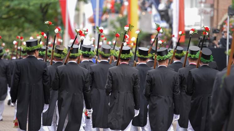 Bürgerschützenfest in Neuss ** NUR FÜR REDAKTIONELLE ZWECKE ** EDITORIAL USE ONLY **<p>Schützen und Gäste genießen am Sonntag, den 30.08.2026, das Bürgerschützenfest in Neuss. Deutschland NRW Neuss Copyright: OleksandrxVoskresenskyi