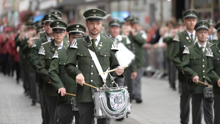 Bürgerschützenfest in Neuss ** NUR FÜR REDAKTIONELLE ZWECKE ** EDITORIAL USE ONLY **<p>Schützen und Gäste genießen am Sonntag, den 30.08.2026, das Bürgerschützenfest in Neuss. Deutschland NRW Neuss Copyright: OleksandrxVoskresenskyi