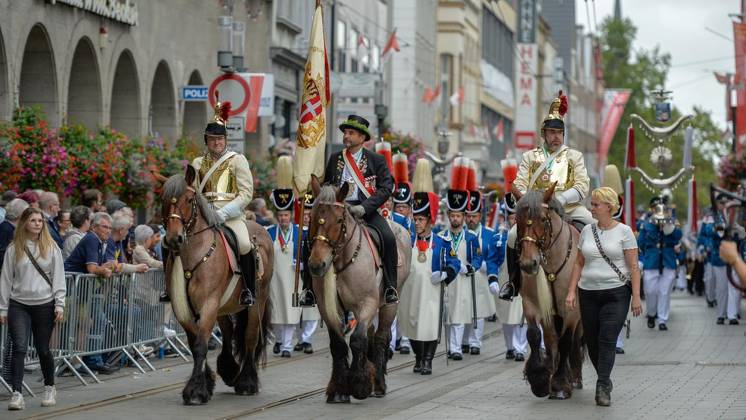 Bürgerschützenfest in Neuss ** NUR FÜR REDAKTIONELLE ZWECKE ** EDITORIAL USE ONLY **<p>Schützen und Gäste genießen am Sonntag, den 30.08.2026, das Bürgerschützenfest in Neuss. Deutschland NRW Neuss Copyright: OleksandrxVoskresenskyi